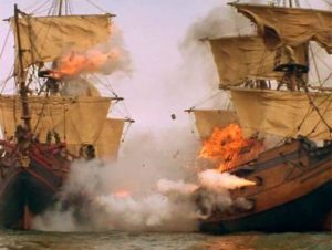 Пиратите са били голямо зло за търговските кораби.