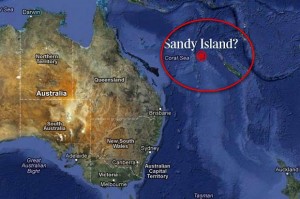 Къде може да е изчезнал остров Сънди, фигуриращ в множество карти, правени от Google?