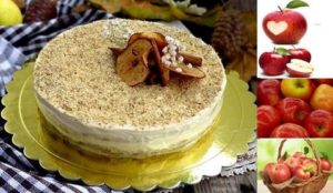 Веганска ябълкова торта: рецепта без мляко, масло и яйца