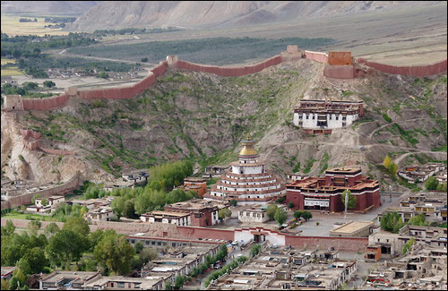 Тибет се намира на високо плато