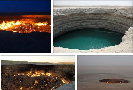 Газовият кратер Дарваза в Туркменистан