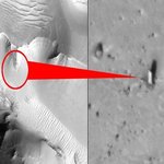 Така изглежда паметникът на Марс