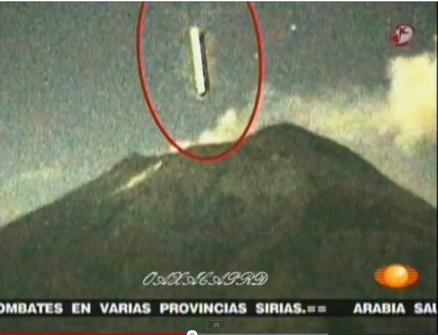 UFO popokatepetl
