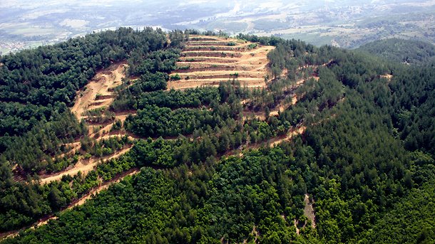 Мината „Ада тепе” се намира край Крумовград