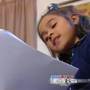 Малката Чили, която написа писмо до младежа, който я парализира