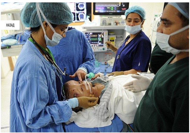 По време на операцията