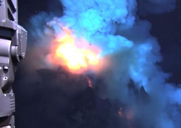 Заснеха подводен вулкан – едно от най-жестоките събития на Земята