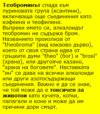 Teobromin i kakaovi zarna