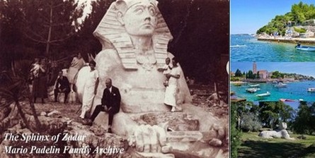 Най-големият Сфинкс в Европа в град Задар, Хърватия, построен от Джовани Смирич.