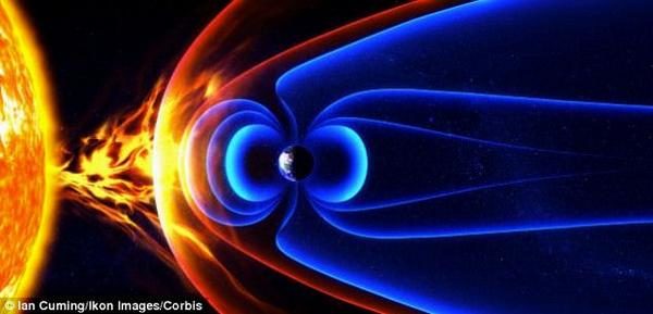 Земното магнитно поле е щит срещу излъчванията на слънчевите бури